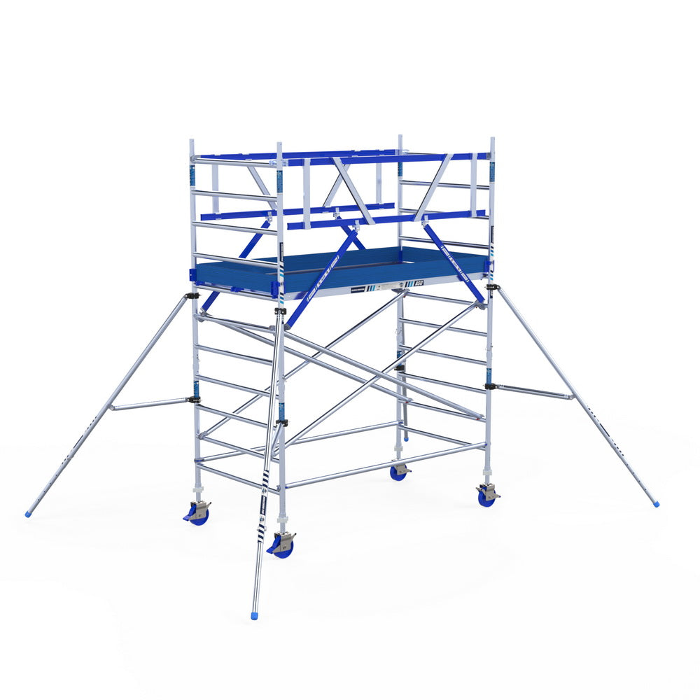 ASC Rolsteiger met schoren - 135x250 - 4,2m werkhoogte - Vrijstaand - Carbon