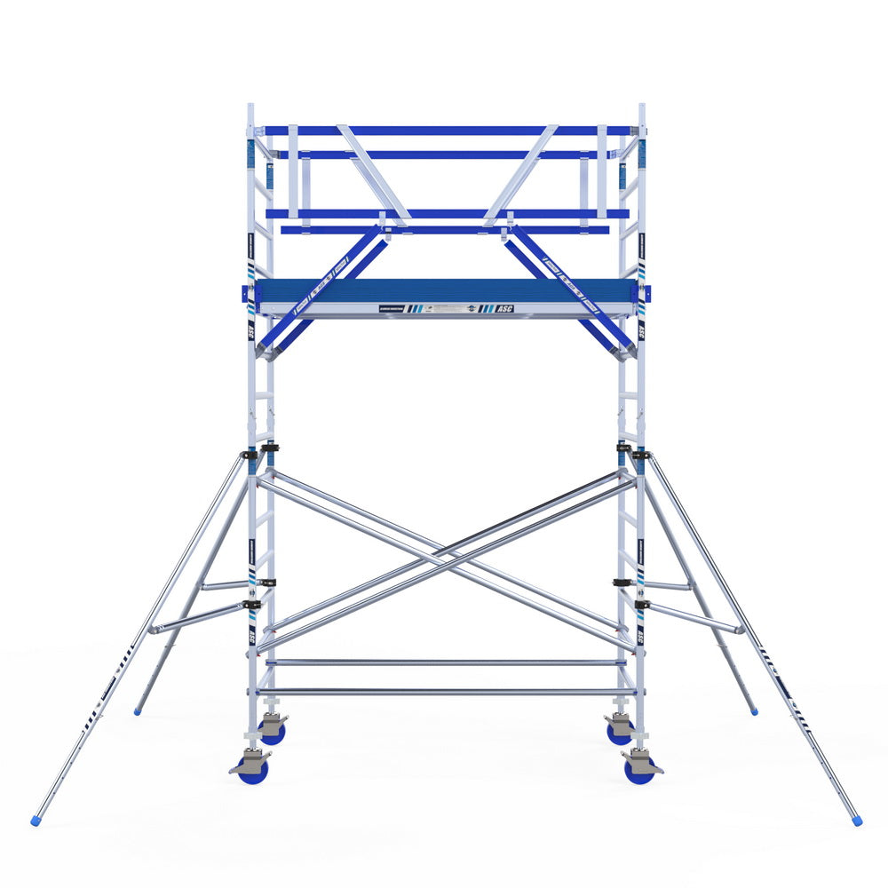 ASC Rolsteiger met schoren - 135x250 - 5,2m werkhoogte - Vrijstaand