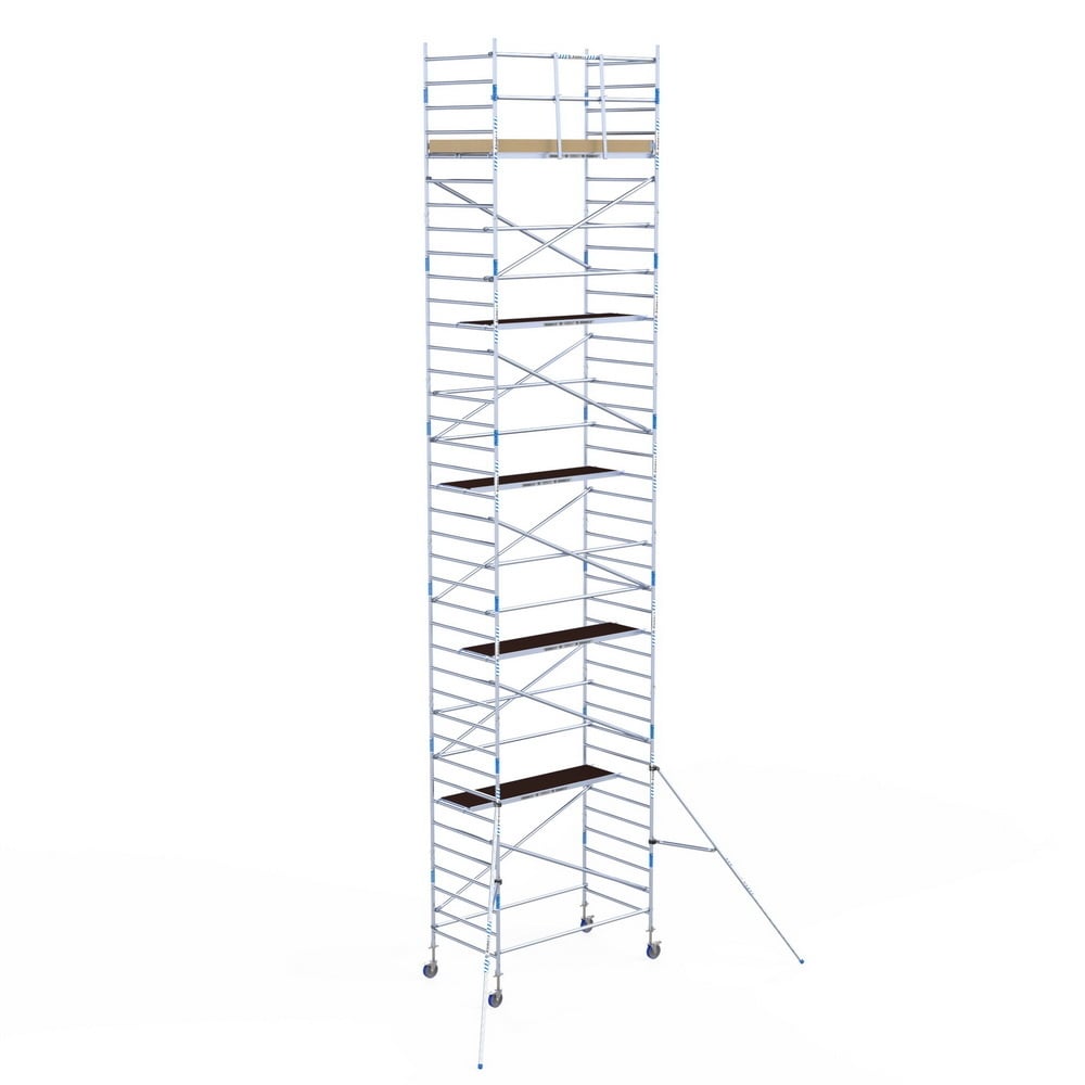 Rolsteiger Alumexx Light 135x250 12,2m werkhoogte tegen de gevel