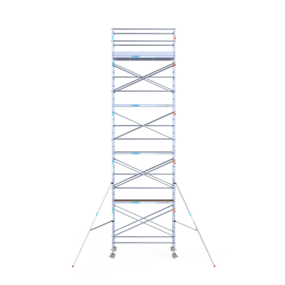 Steigeraanhanger afsluitbaar 250 + Rolsteiger Standaard 135x250 10,2m werkhoogte carbon vloer