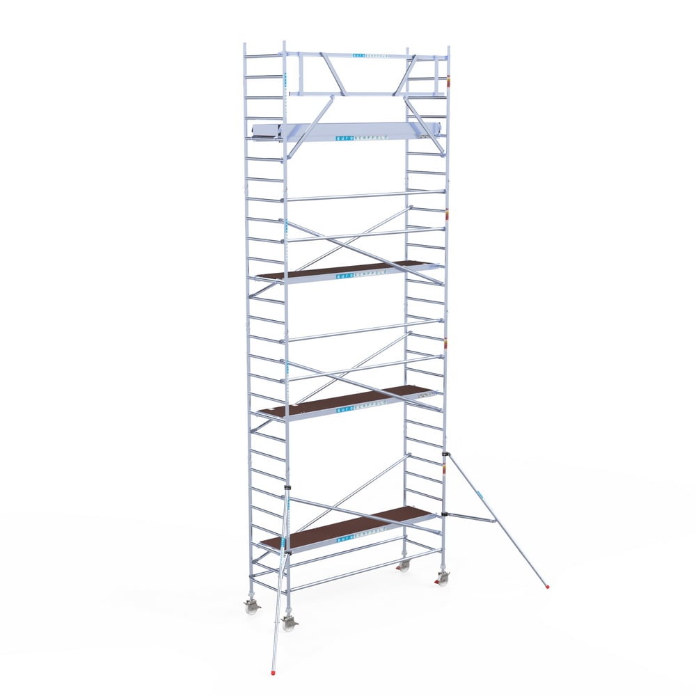 Rolsteiger Original 90x305 9,2m werkhoogte carbon vloer tegen de gevel