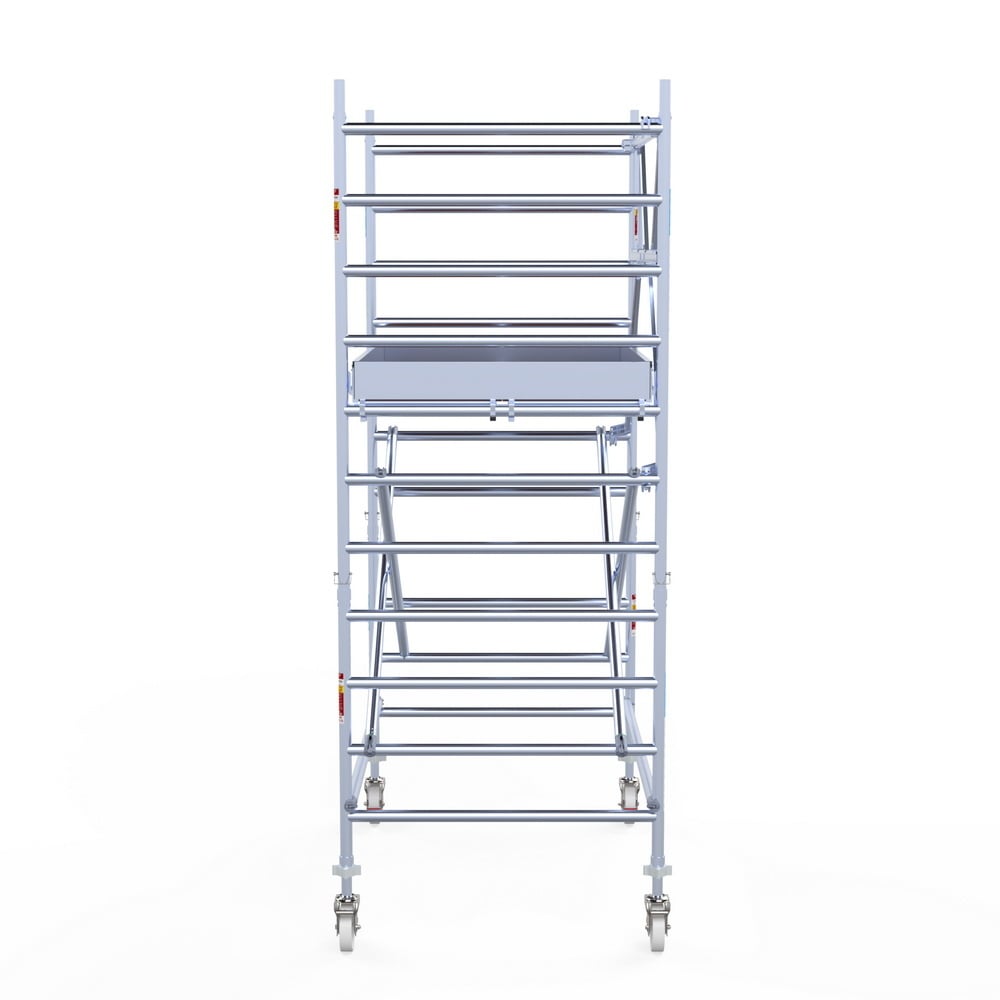Rolsteiger Original 135x190 4,2m werkhoogte carbon vloer tegen de gevel