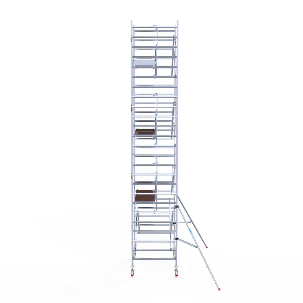 Rolsteiger Professional 135x190 8,2m werkhoogte carbon vloer tegen de gevel