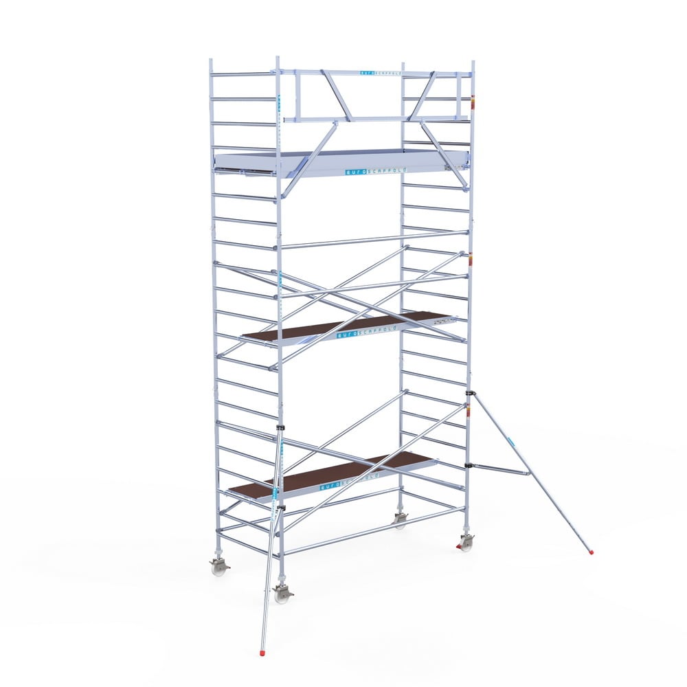 Rolsteiger Original 135x305 7,2m werkhoogte carbon vloer tegen de gevel