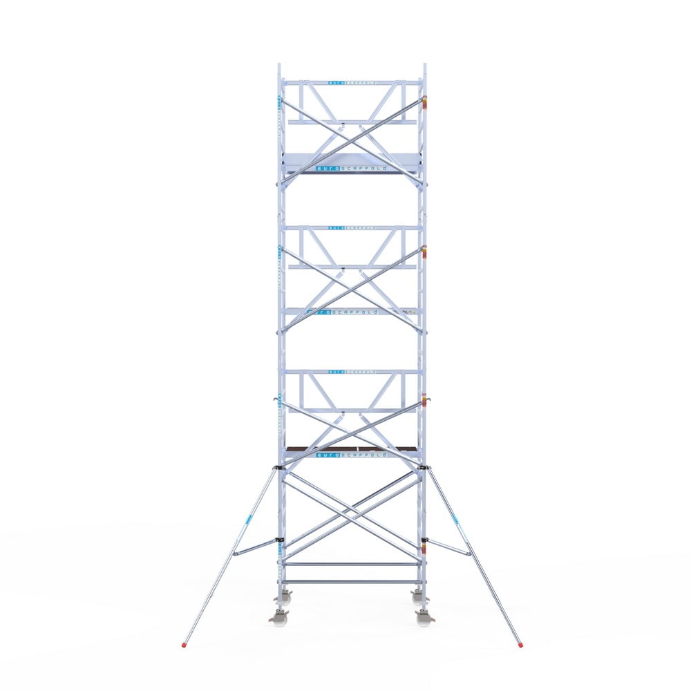 Rolsteiger Professional 135x190 8,2m werkhoogte carbon vloer tegen de gevel