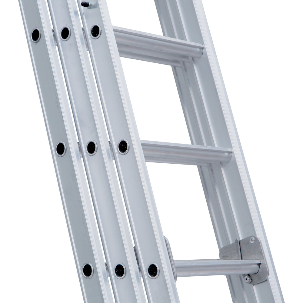Eurostairs Reform ladder driedelig recht 3x8 sporten