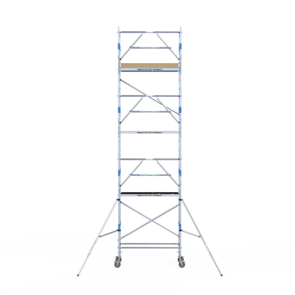 Rolsteiger Alumexx Extra 75x190 8,2m werkhoogte tegen de gevel