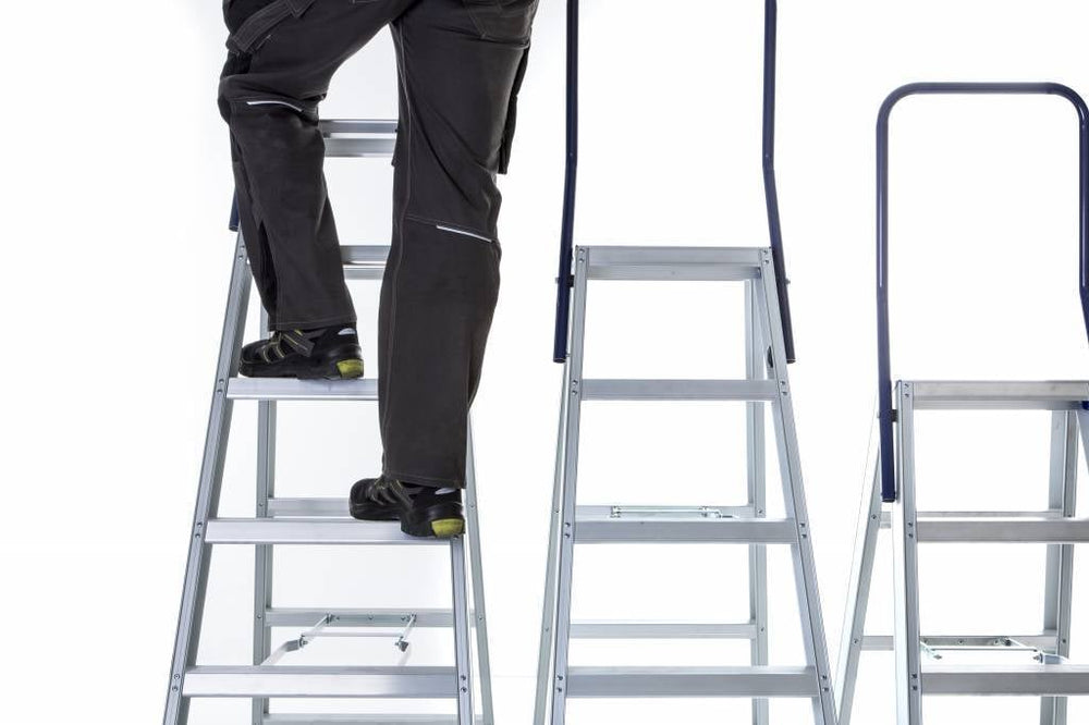 Dubbele trap professioneel 2 treden
