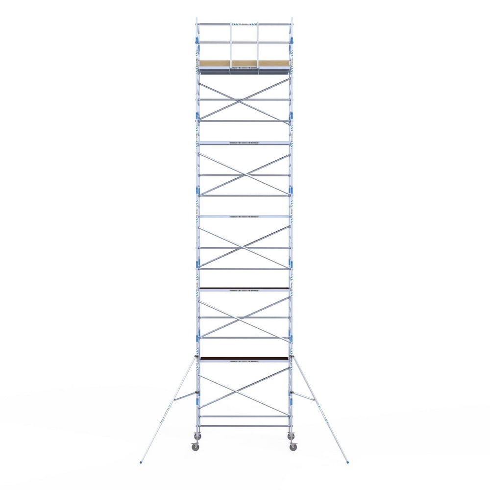 Rolsteiger Alumexx Light 135x250 12,2m werkhoogte tegen de gevel