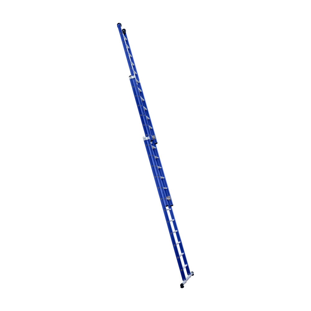 Eurostairs Reform ladder driedubbel recht 3x12 sporten BLAUW