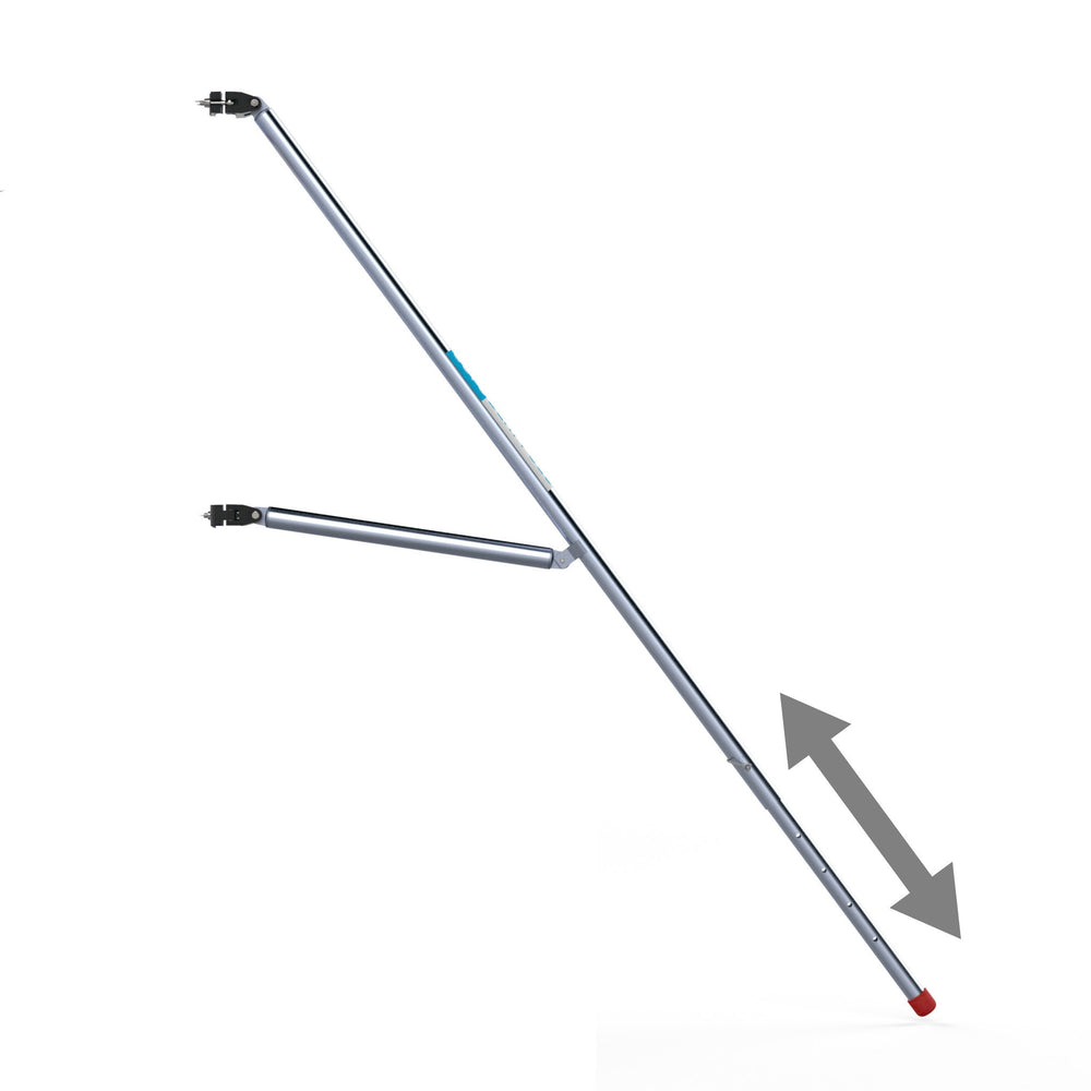 Rolsteiger Original 75x305 6,2m werkhoogte carbon vloer tegen de gevel