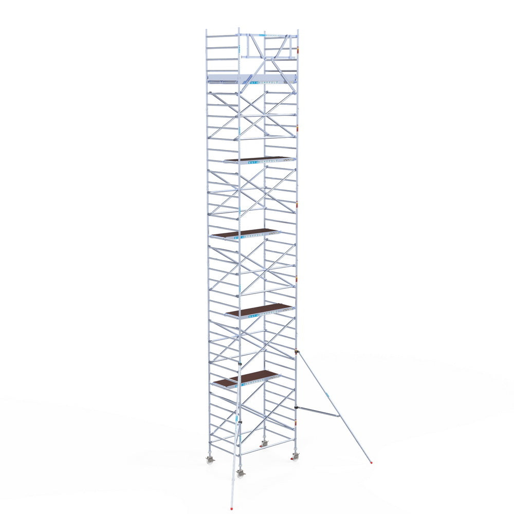 Rolsteiger Original 135x190 12,2m werkhoogte carbon vloer tegen de gevel