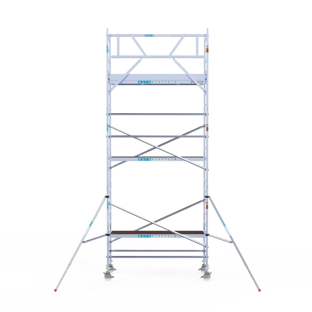 Rolsteiger Original 90x250 7,2m werkhoogte carbon vloer tegen de gevel