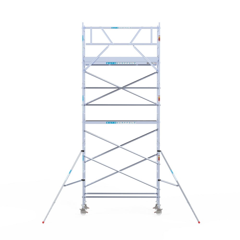 Rolsteiger Original 75x250 7,2m werkhoogte carbon vloer tegen de gevel
