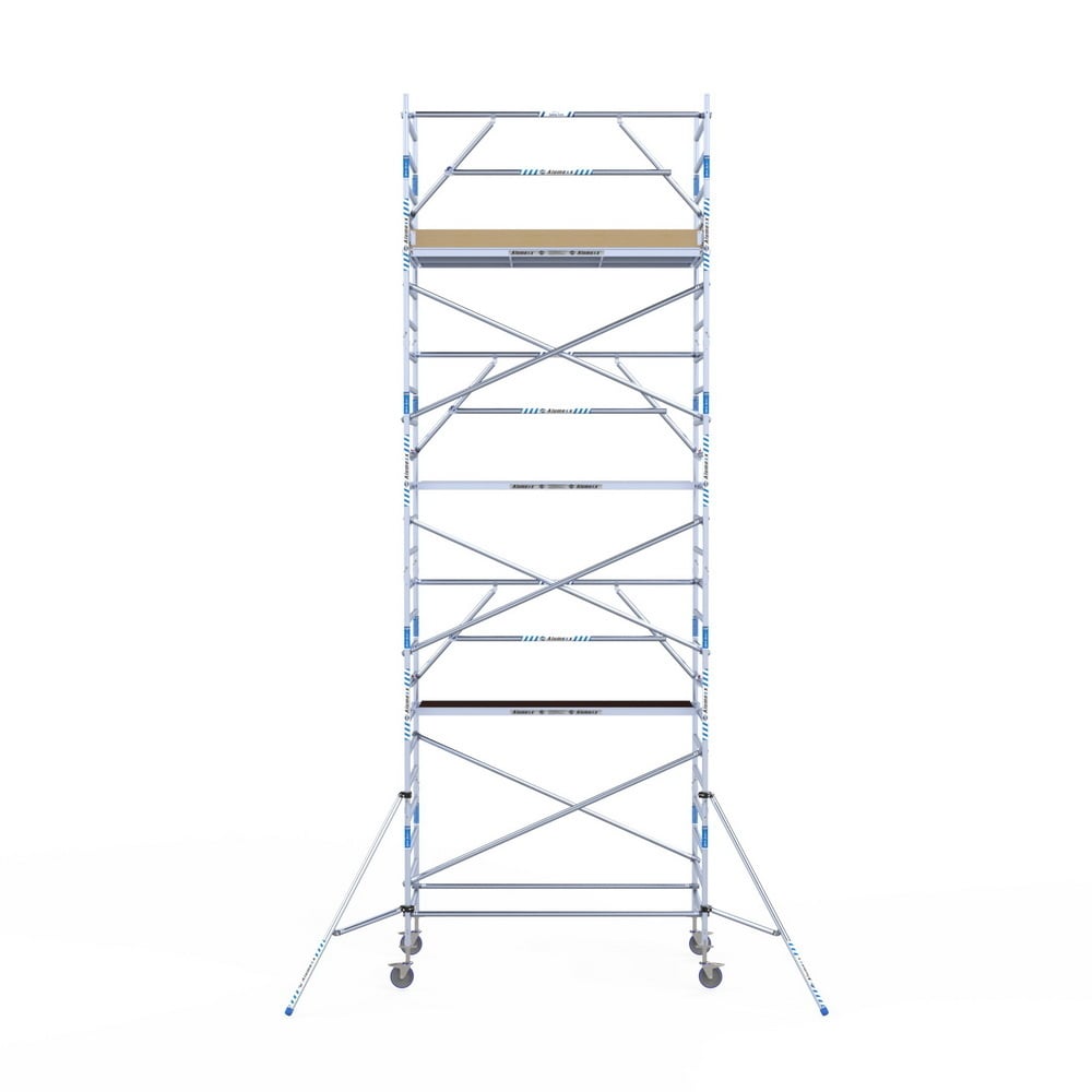 Rolsteiger Alumexx Extra 135x250 8,2m werkhoogte tegen de gevel