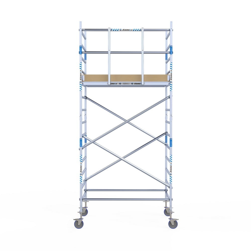 Rolsteiger Alumexx Light 135x190 5,2m werkhoogte tegen de gevel