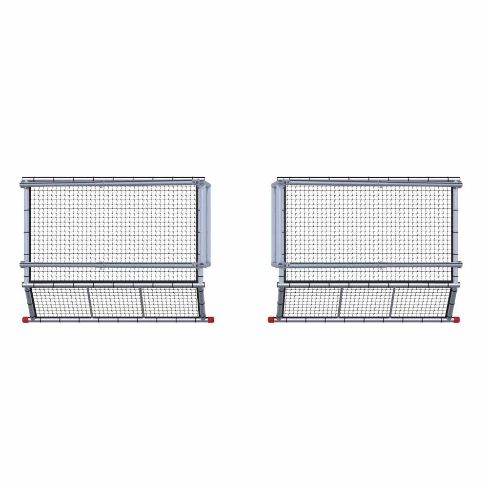 Zonnepanelen steiger 135x250 8,2m werkhoogte incl. Safeguard dakrandbeveiliging