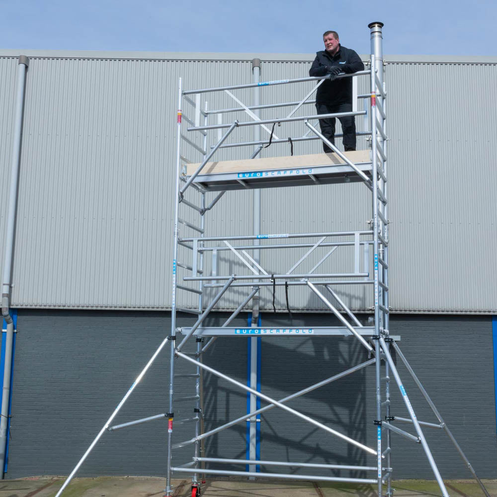 Rolsteiger Basic 75x190 10,2m werkhoogte tegen de gevel