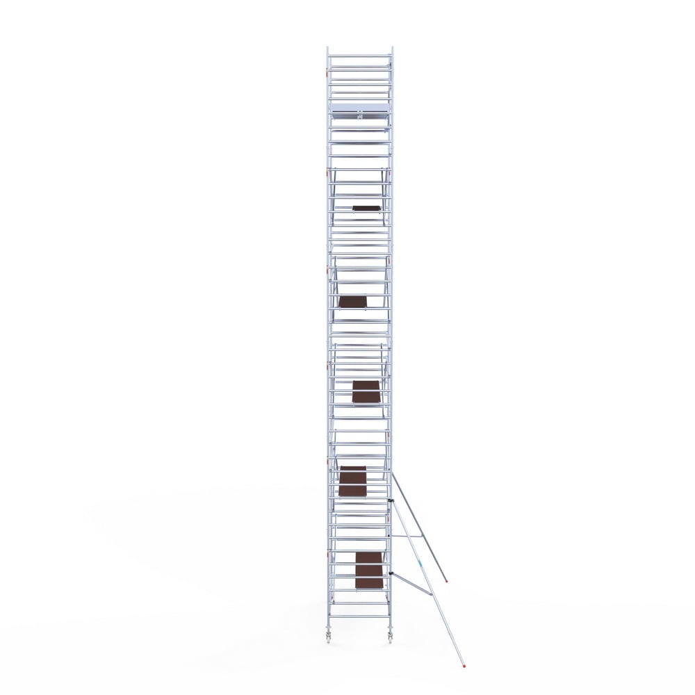 Rolsteiger Original 135x305 13,2m werkhoogte carbon vloer tegen de gevel