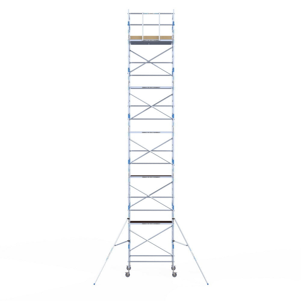 Rolsteiger Alumexx Light 135x190 12,2m werkhoogte tegen de gevel