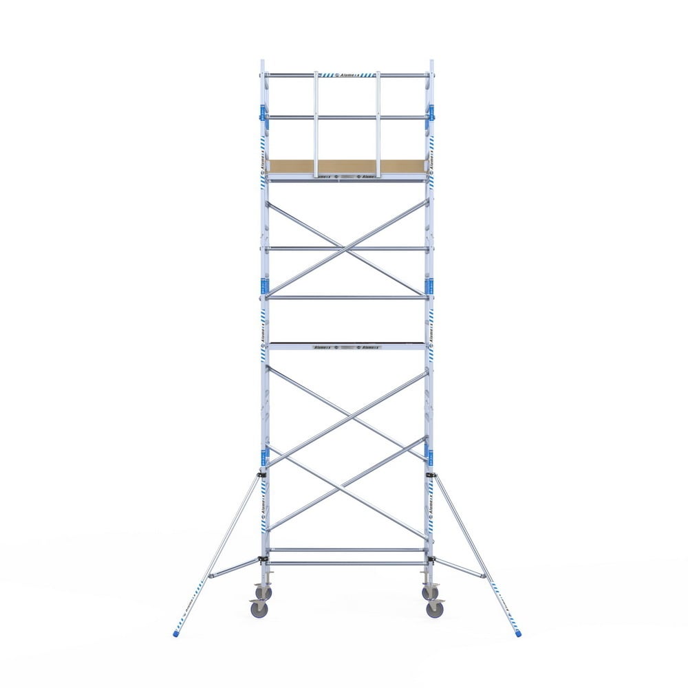 Rolsteiger Alumexx Light 90x190 7,2m werkhoogte tegen de gevel
