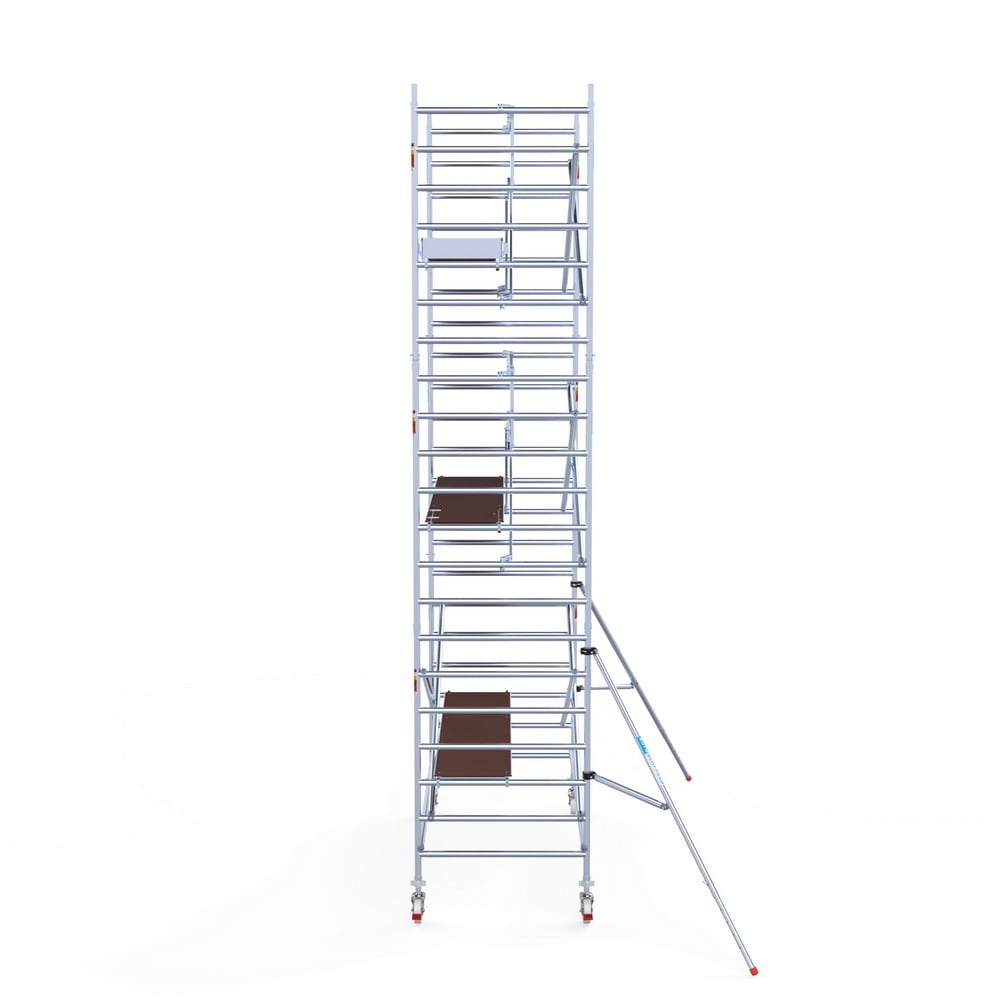 Rolsteiger Professional 135x305 7,2m werkhoogte carbon vloer tegen de gevel