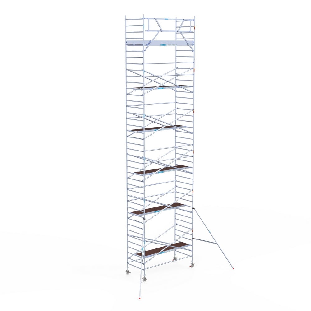 Rolsteiger Original 135x305 13,2m werkhoogte carbon vloer tegen de gevel