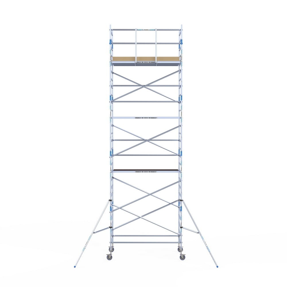 Rolsteiger Alumexx Light 135x250 9,2m werkhoogte tegen de gevel