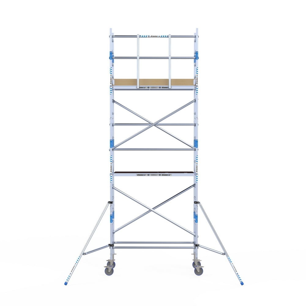 Rolsteiger Alumexx Light 75x190 6,2m werkhoogte tegen de gevel