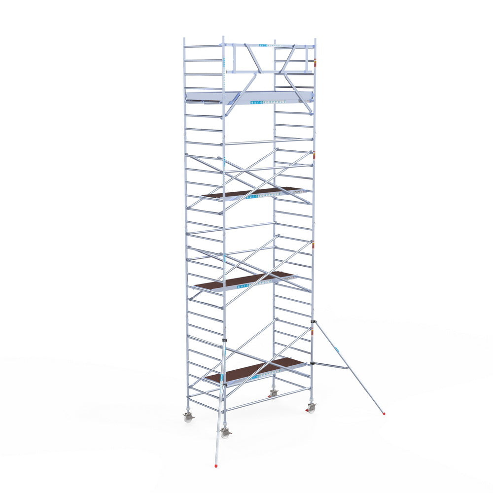 Rolsteiger Original 135x250 9,2m werkhoogte carbon vloer tegen de gevel