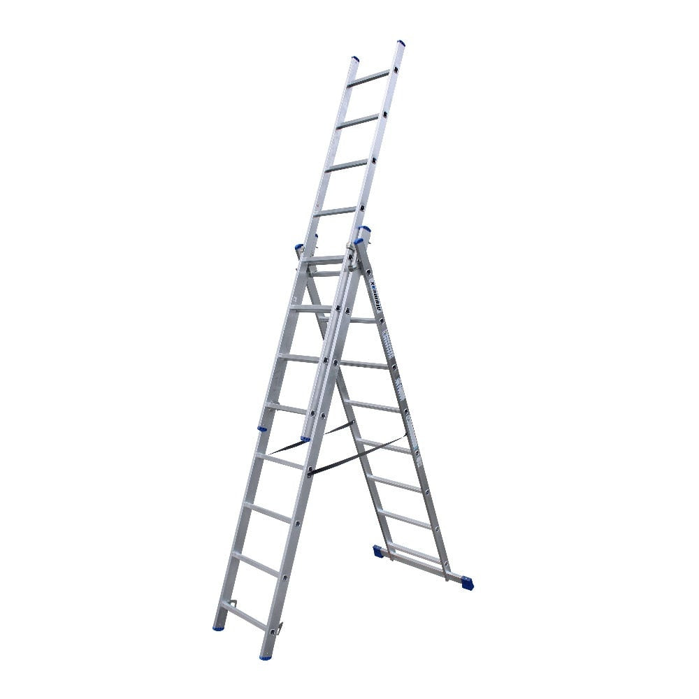 Alumexx driedelige Reformladder 3x8 sporten