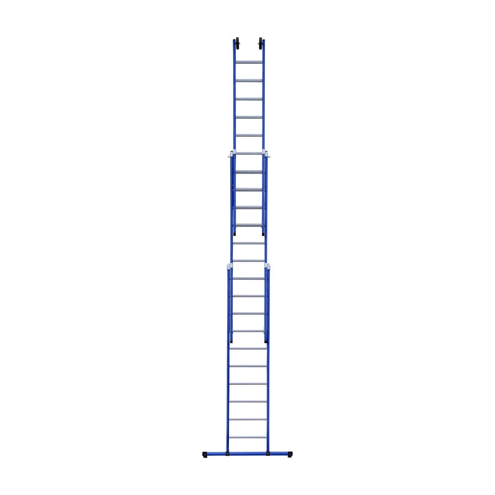 Eurostairs Reform ladder driedubbel recht 3x8 sporten BLAUW