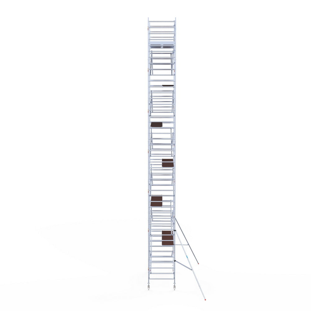 Rolsteiger Original 135x305 14,2m werkhoogte carbon vloer tegen de gevel