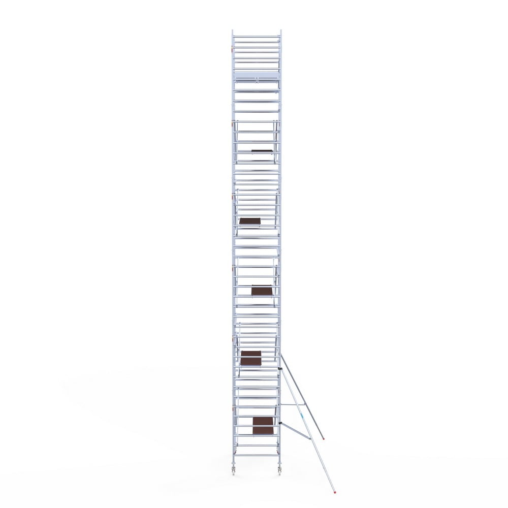 Rolsteiger Original 135x190 13,2m werkhoogte carbon vloer tegen de gevel