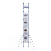 ASC Rolsteiger met schoren - 135x250 - 12,2m werkhoogte - Vrijstaand - Carbon