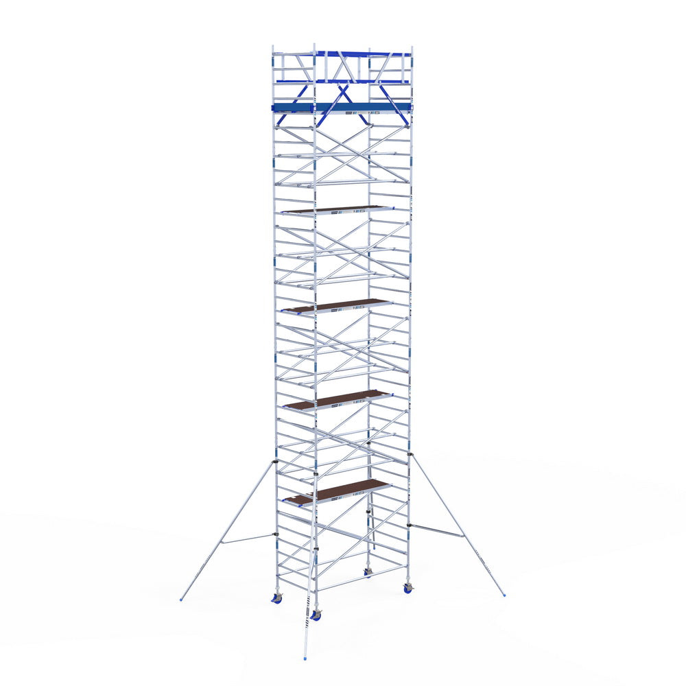 ASC Rolsteiger met schoren - 135x250 - 12,2m werkhoogte - Vrijstaand - Carbon