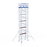 ASC Rolsteiger met schoren - 135x250 - 12,2m werkhoogte - Vrijstaand - Carbon