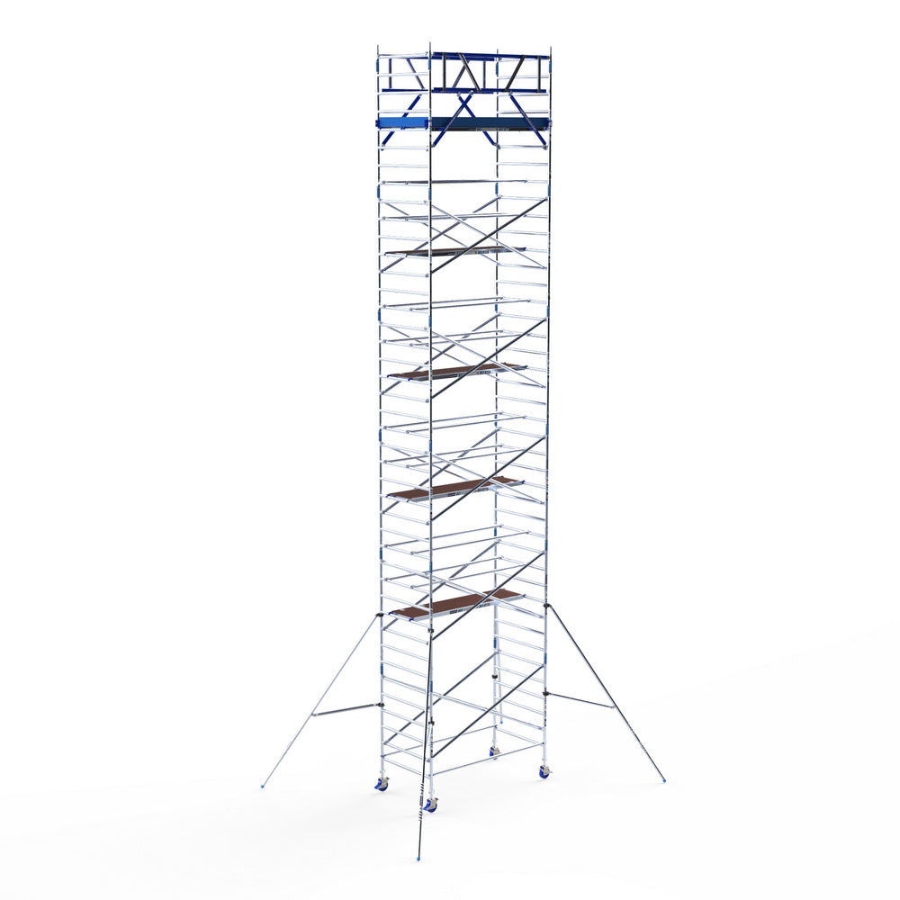 ASC Rolsteiger met schoren - 135x250 - 13,2m werkhoogte - Vrijstaand - Carbon