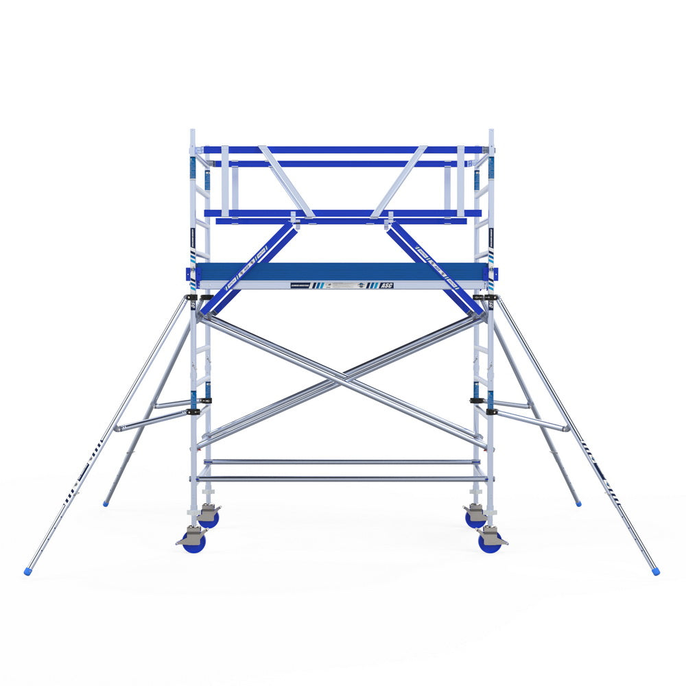 ASC Rolsteiger met schoren - 135x250 - 4,2m werkhoogte - Vrijstaand - Carbon