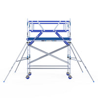 ASC Rolsteiger met schoren - 135x250 - 4,2m werkhoogte - Vrijstaand - Carbon