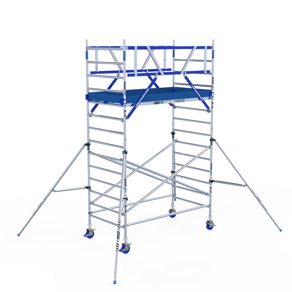 ASC Rolsteiger met schoren - 135x250 - 5,2m werkhoogte - Vrijstaand