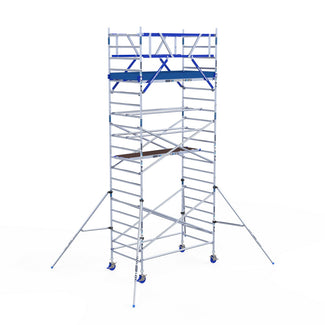 ASC Rolsteiger met schoren - 135x250 - 7,2m werkhoogte - Vrijstaand - Carbon