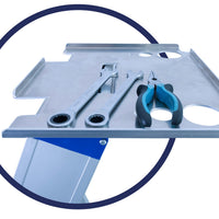Gereedschapsplateau voor bordestrap