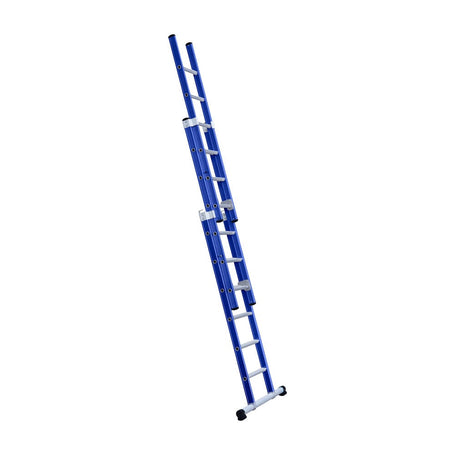 Eurostairs Reform ladder driedubbel recht 3x6 sporten BLAUW