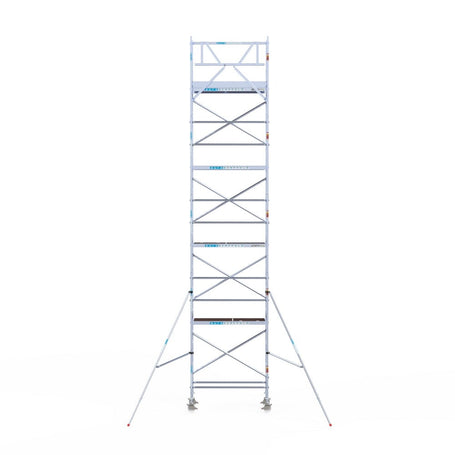 Rolsteiger Original  75x190 10,2m werkhoogte carbon vloer tegen de gevel