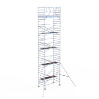 Rolsteiger Original  135x250 11,2m werkhoogte carbon vloer tegen de gevel
