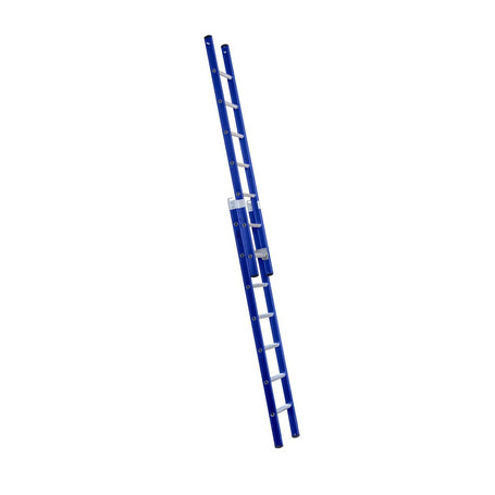 Eurostairs Reform ladder dubbel recht 2x7 sporten BLAUW