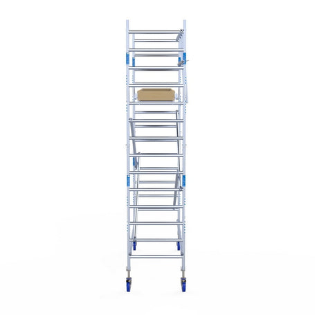 Rolsteiger Alumexx Light 90x250 5,2m werkhoogte tegen de gevel