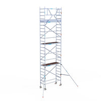 Rolsteiger Original  75x190 8,2m werkhoogte carbon vloer tegen de gevel