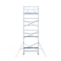 Rolsteiger Original  90x250 9,2m werkhoogte carbon vloer tegen de gevel